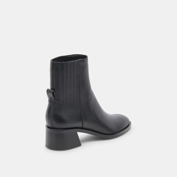 Linny H2O Boots Black Leather Women Dolce Vita Boots and Booties