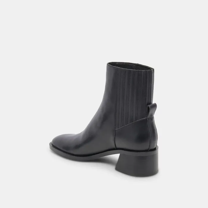 Linny H2O Boots Black Leather Women Dolce Vita Boots and Booties