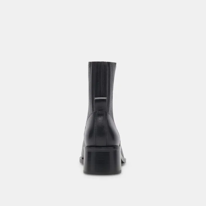 Linny H2O Boots Black Leather Women Dolce Vita Boots and Booties