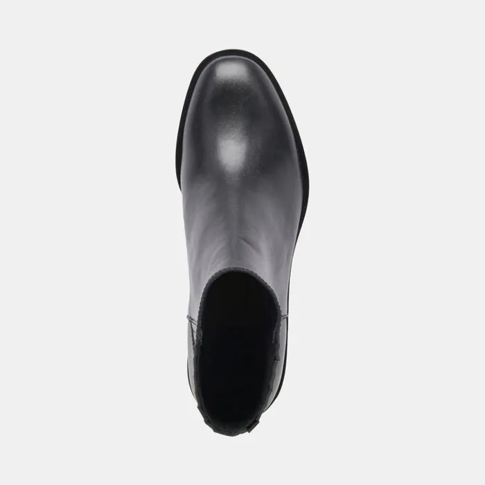 Linny H2O Boots Black Leather Women Dolce Vita Boots and Booties