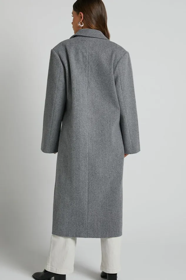 Lioness 8211 Olsen Coat In Slate Women Showpo Jackets and Coats