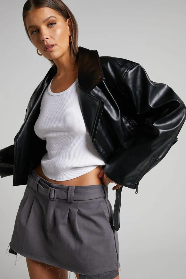 Lioness 8211 Staten Island Jacket In Black Women Showpo Jackets and Coats