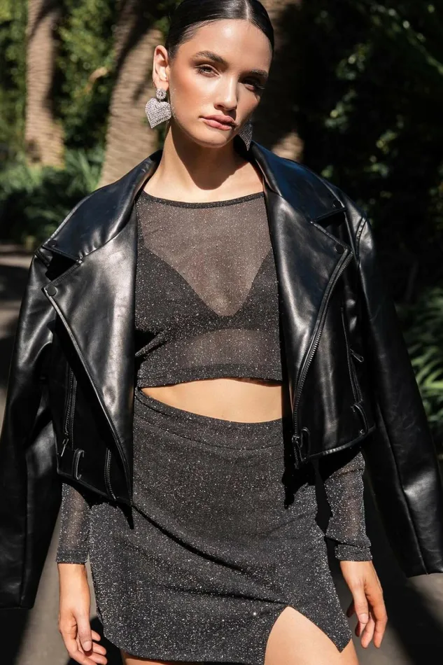 Lioness 8211 Staten Island Jacket In Black Women Showpo Jackets and Coats