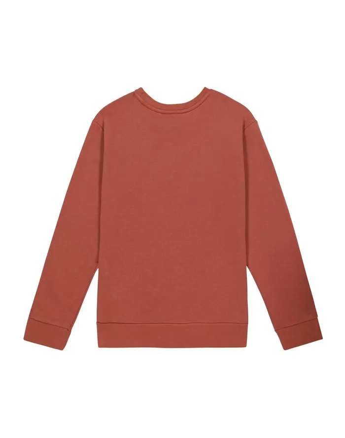 Little Kids039 Powerblend Crew Sweatshirt Classic Script Sandalwood Red Kids Champion Hoodies and Sweatshirts