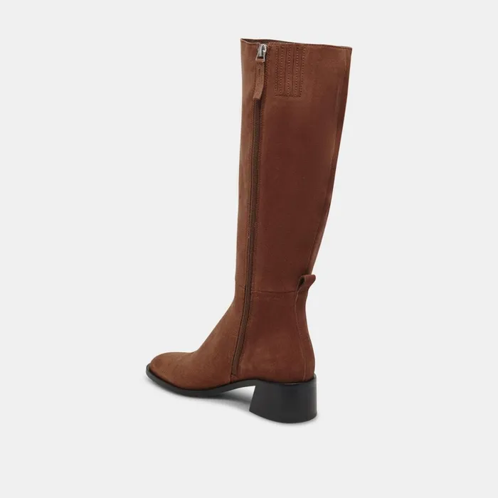 Lizah Boots Brown Suede Women Dolce Vita Boots and Booties