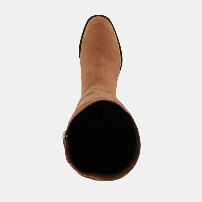 Lizah Boots Brown Suede Women Dolce Vita Boots and Booties