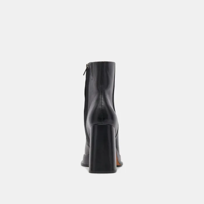 Lochly Boots Black Leather Women Dolce Vita Boots and Booties