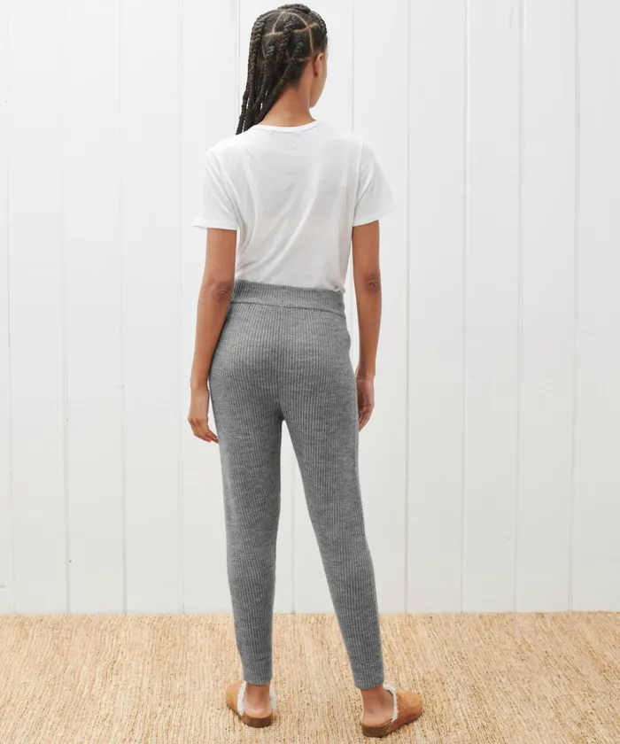 Lounge and Sweatpants Women Jenni Kayne Alpaca Fisherman Sweatpant Heather Grey