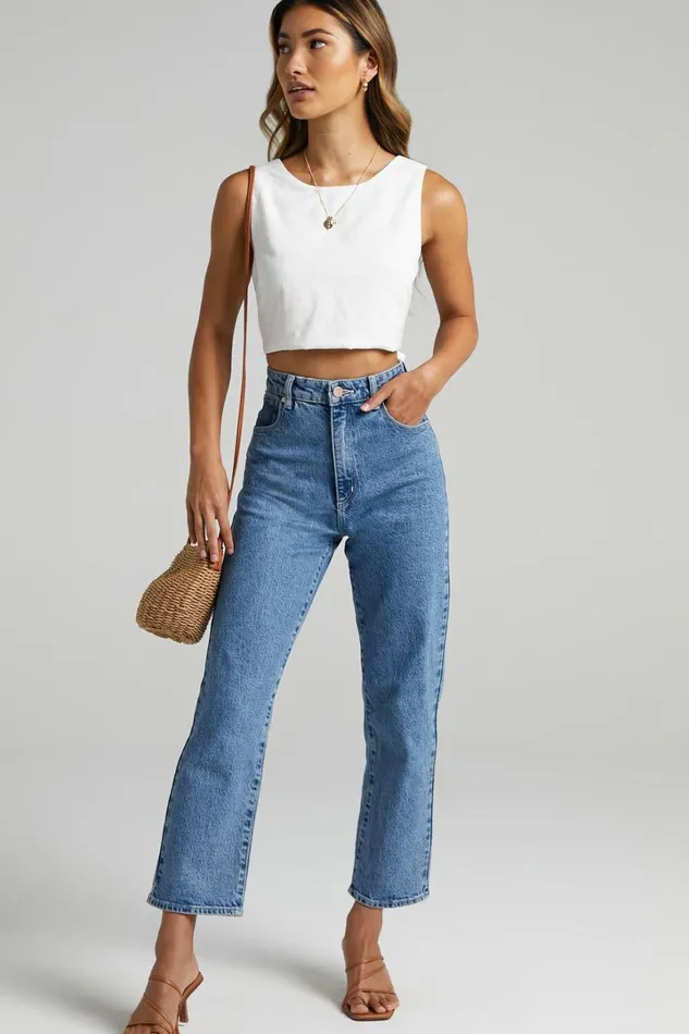 Loxley Top 8211 Tie Up Top In White Women Showpo Tops