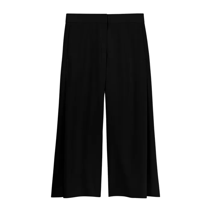 M M LaFleur Pants Women The Zhou Culotte 8211 Eco Heavy Soft Wave Black