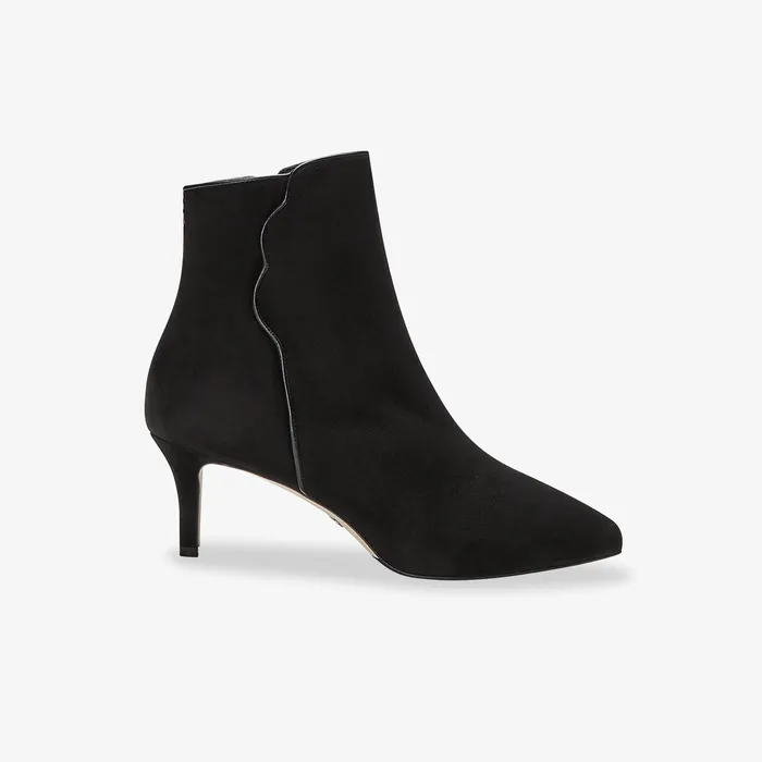 M M LaFleur The Sarah Flint Perfect Dress Bootie 60 Black Suede Women Shoes