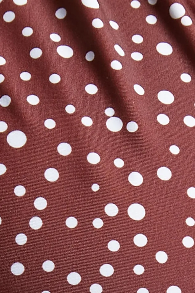 Mahana Bikini Bottoms 8211 Nylon Thin Strap Bikini Bottoms In Chocolate Spot Women Showpo Swimwear