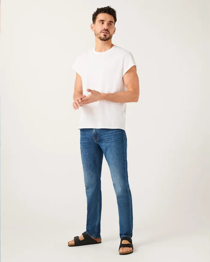 Men 7 For All Mankind Denim Hemp Denim Slimmy In Garcia Blue