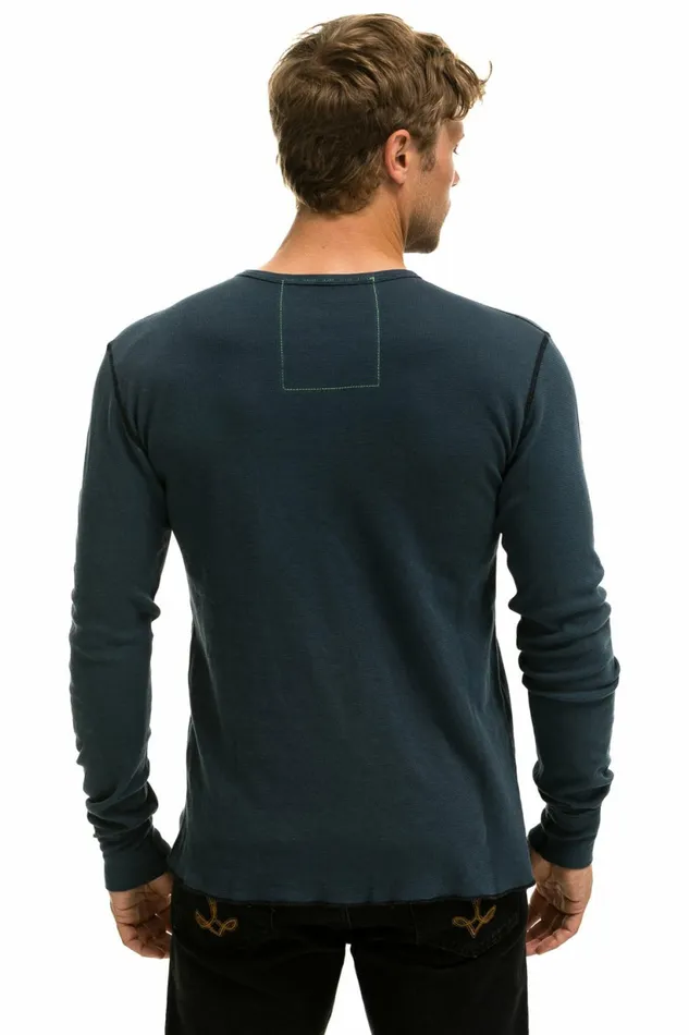 Men AVIATOR NATION VAIL THERMAL 8211 CHARCOAL Aviator Nation Tees Men AVIATOR NATION VAIL THERMAL 8211 CHARCOAL Aviator Nation Tees