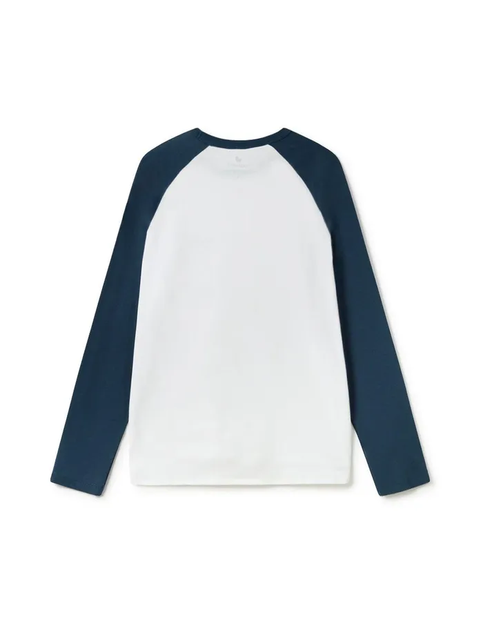 Men Baros 8211 Ocean and Ecru TWOTHIRDS TShirts