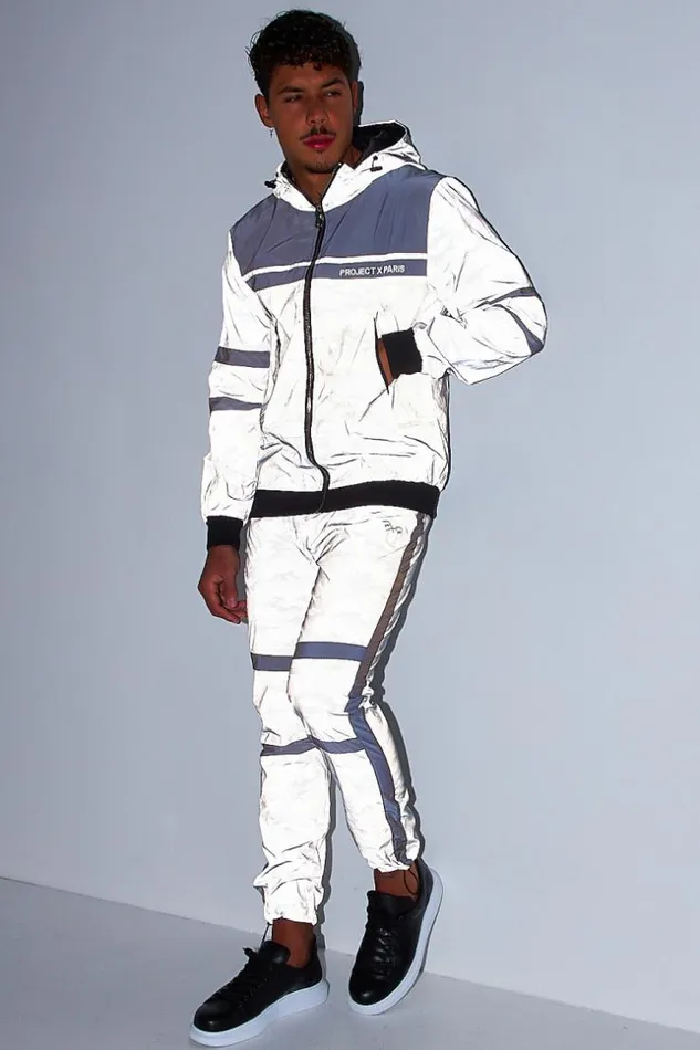 Men Black Reflective Project X Joggers Black Brentiny Paris Jogging Bottoms Men Black Reflective Project X Joggers Black Brentiny Paris Jogging Bottoms