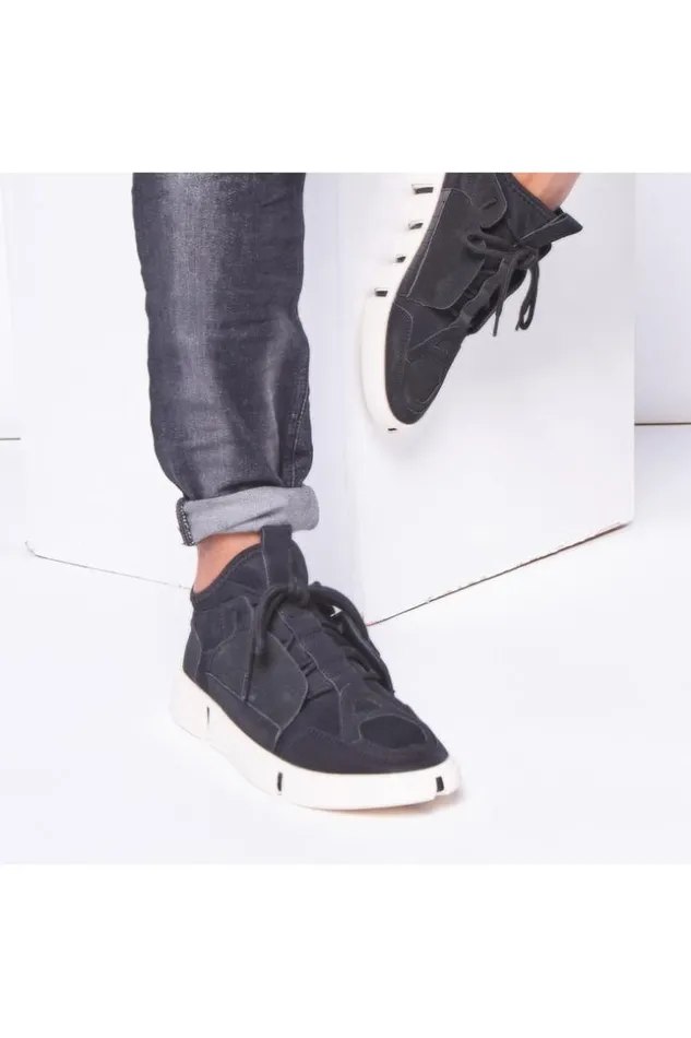 Men Black Sock Sneakers Brentiny Paris Sneakers