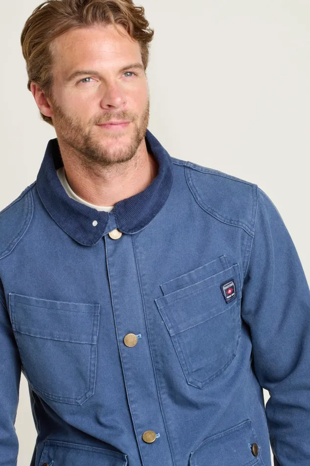 Men Brakeburn Coats And Jackets Navy Chore Jacket