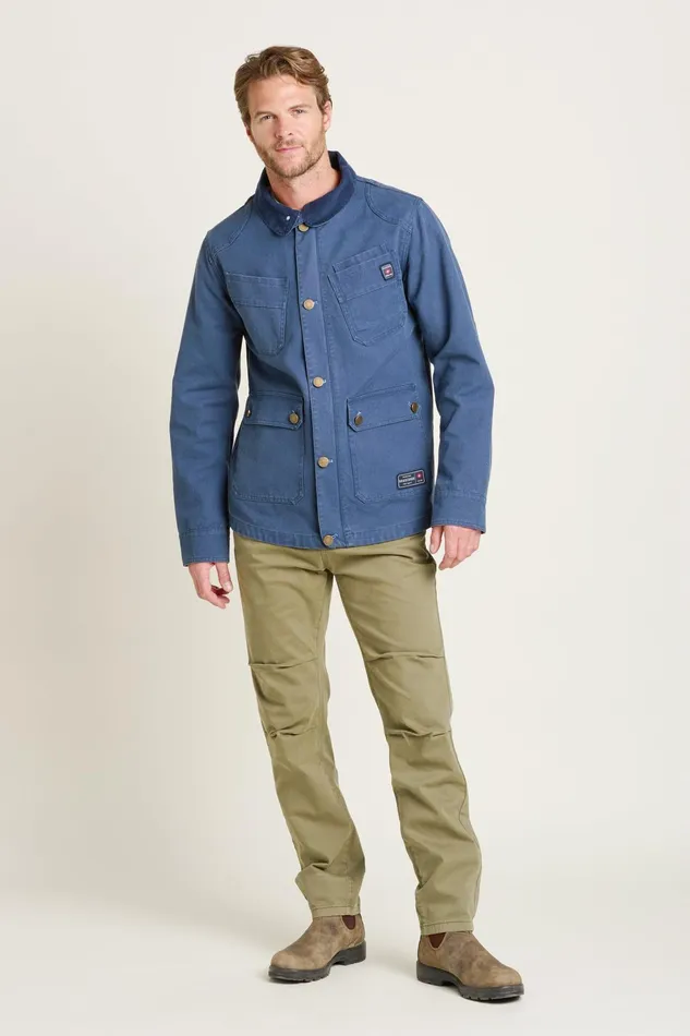 Men Brakeburn Coats And Jackets Navy Chore Jacket