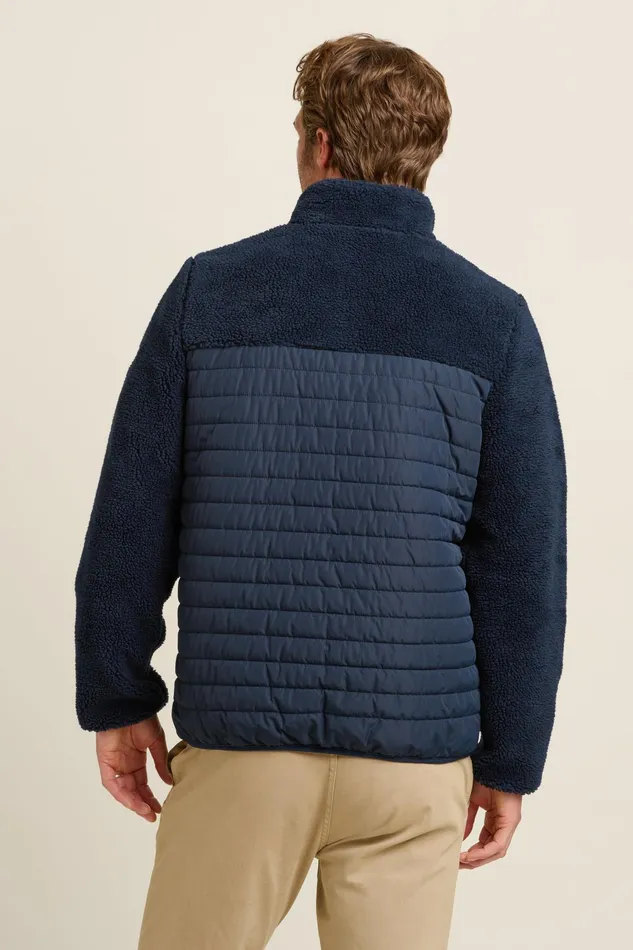Men Brakeburn Coats And Jackets Navy Fleece