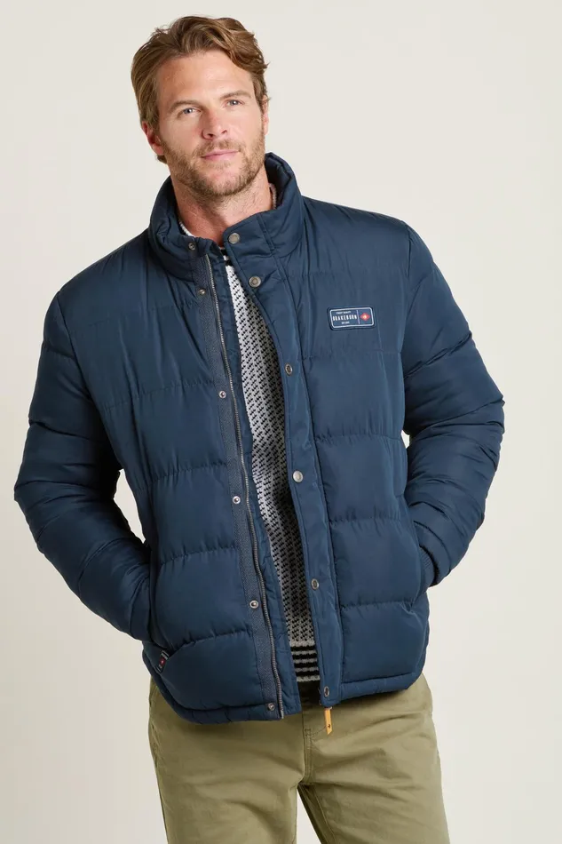 Men Brakeburn Coats And Jackets Navy Puffer