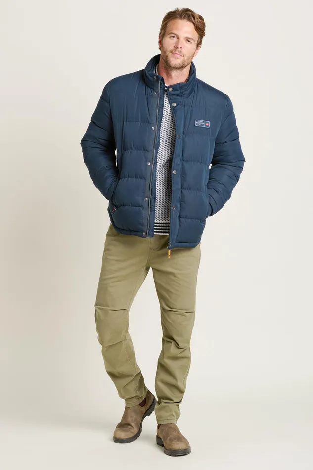 Men Brakeburn Coats And Jackets Navy Puffer