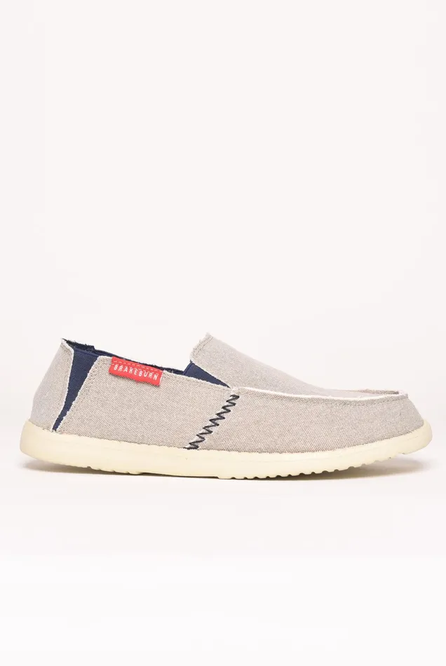 Men Brakeburn Slippers and Sandals Canvas Slip On Shoes In Beige For Men