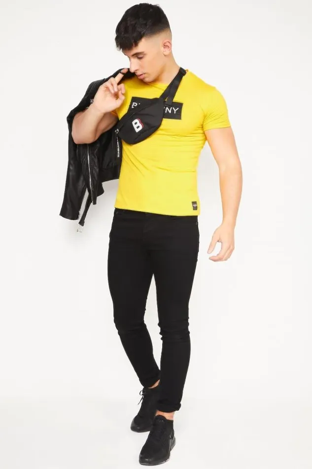 Men Brentiny Yellow TShirt Yellow Brentiny Paris TShirts
