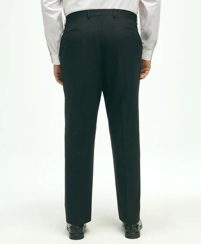Men Brooks Brothers Explorer Collection Big and Tall Suit Pant Black Brooks Brothers Suits