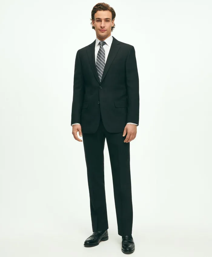 Men Brooks Brothers Explorer Collection Regent Fit Suit Jacket Black Brooks Brothers Suits
