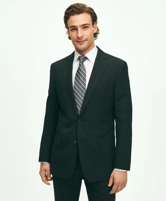 Men Brooks Brothers Explorer Collection Regent Fit Suit Jacket Black Brooks Brothers Suits