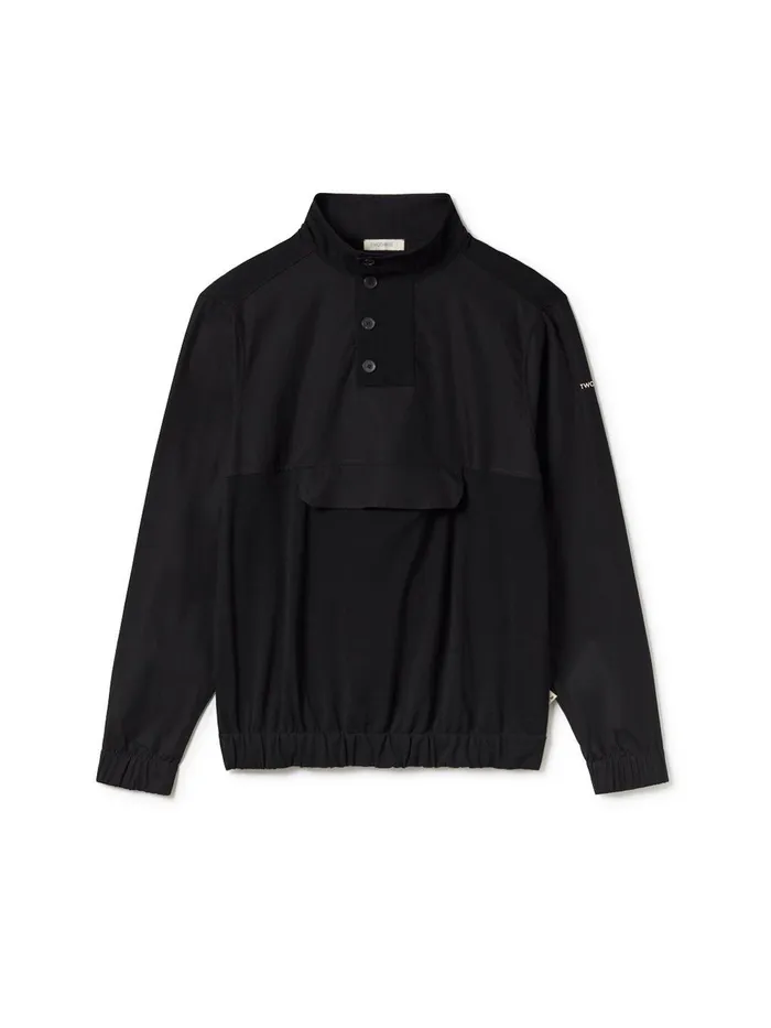 Men Canelas 8211 Black TWOTHIRDS Sweatshirts
