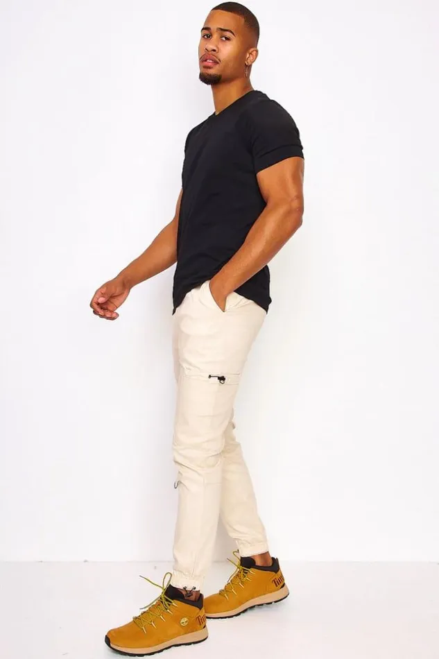 Men Cargo Trousers In Beige Project X 8211 2040093 Brentiny Paris Pants