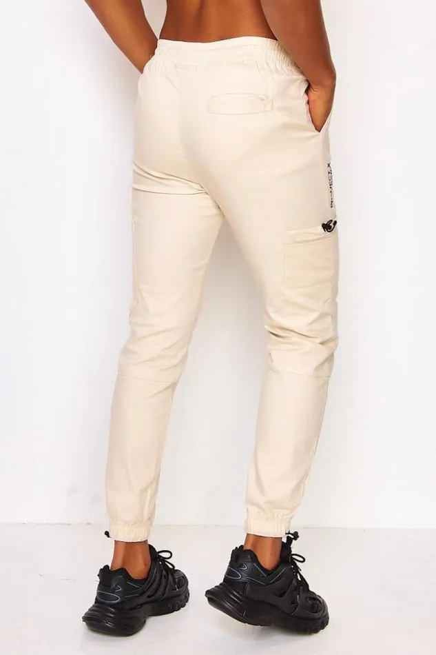 Men Cargo Trousers In Beige Project X 8211 2040093 Brentiny Paris Pants
