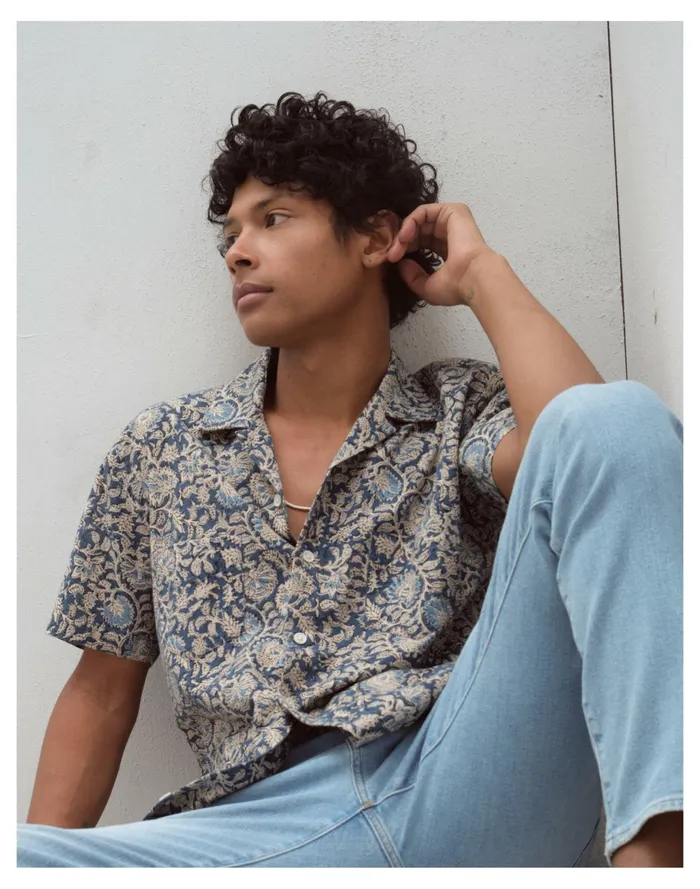 Men Corridor Butterfly Embroidered Summer Shirt Butterfly Madewell Shirts Men Corridor Butterfly Embroidered Summer Shirt Butterfly Madewell Shirts