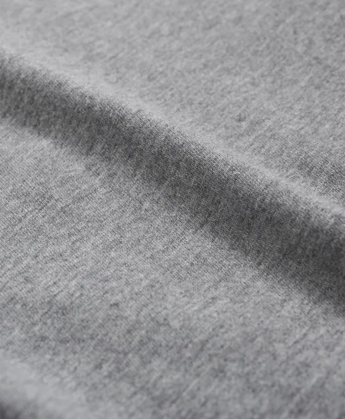 Men Cotton Henley LongSleeve TShirt Grey Brooks Brothers TShirts and Sweats