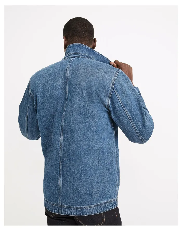 Men Denim Chore Jacket In Vancleese Wash Vancleese Wash Madewell Jackets