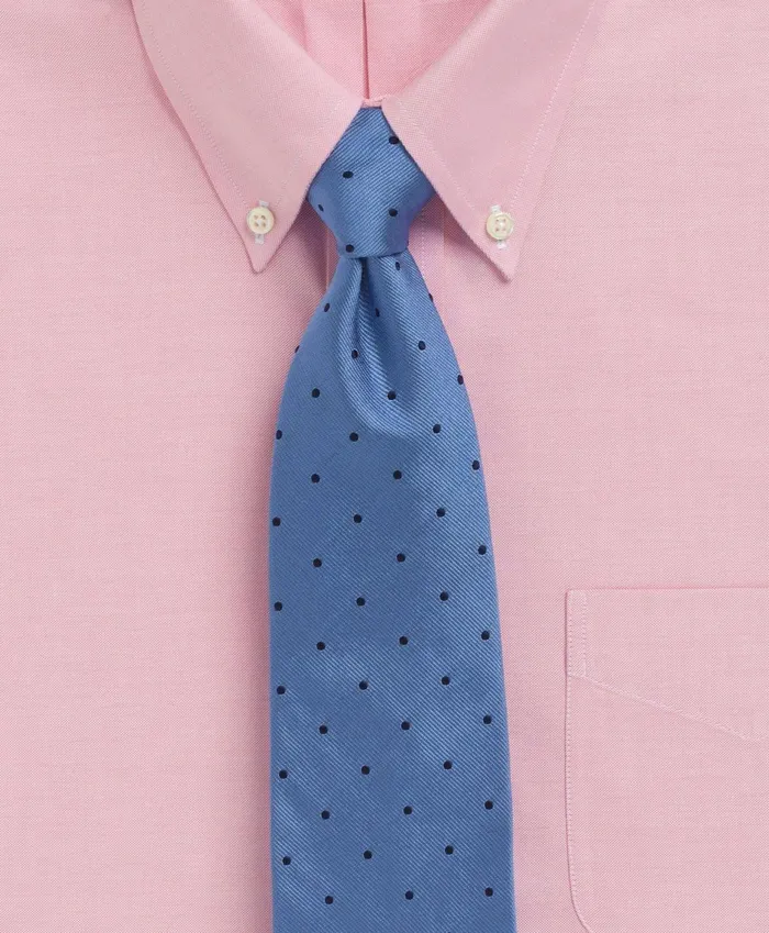 Men Dot Rep Tie Light Bluenavy Brooks Brothers Ties and Pocket Squares