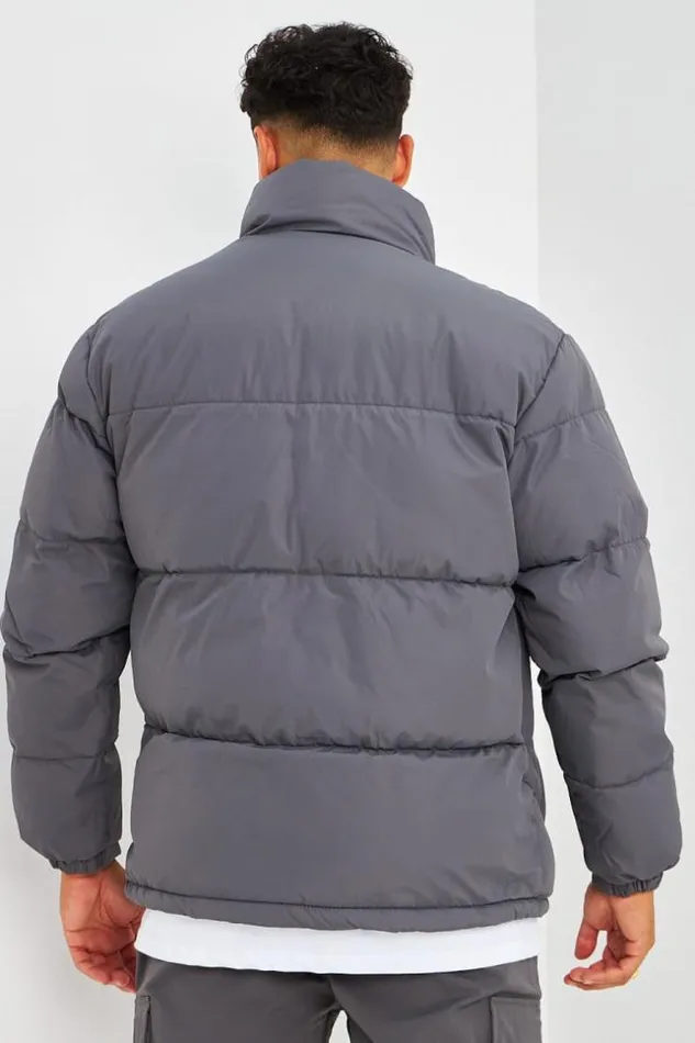 Men Doudoune Matelasse Gris Fonc Grey Brentiny Paris Parkas And Down Jackets Men Doudoune Matelasse Gris Fonc Grey Brentiny Paris Parkas And Down Jackets