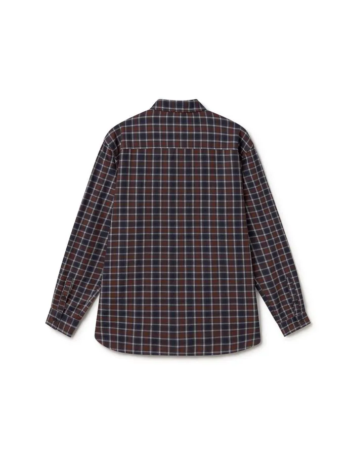 Men Dundalk 8211 Navy and Brown TWOTHIRDS Shirts