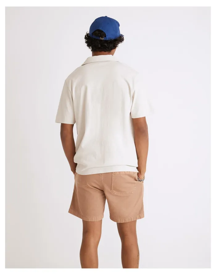 Men Easy Short Sleeve Polo Shirt Form Grey Madewell Shirts Men Easy Short Sleeve Polo Shirt Form Grey Madewell Shirts