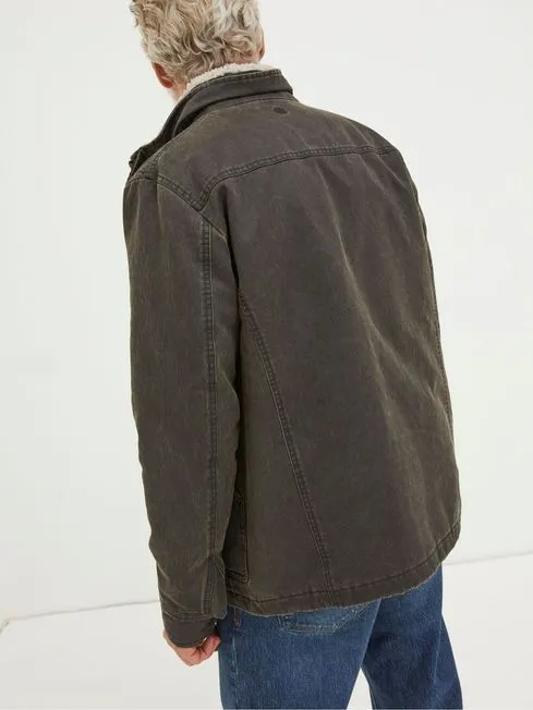 Men Fatface Coats and Jackets Broadsands Brown Jacket