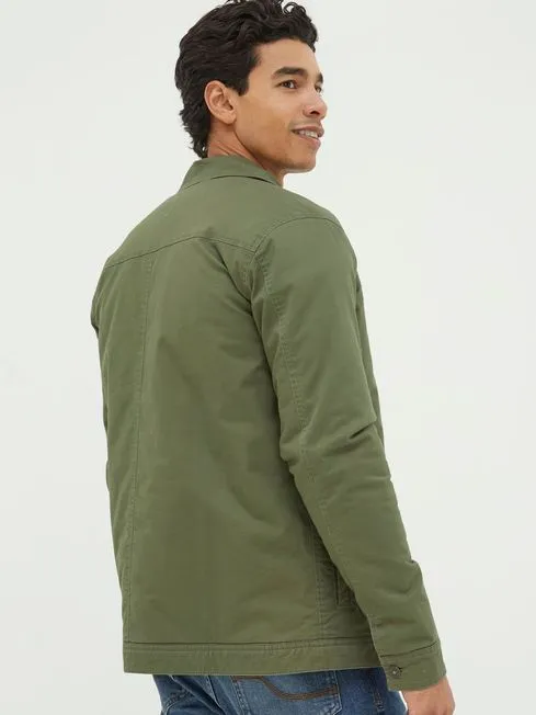 Men Fatface Coats and Jackets Green Rutland Jacket Men Fatface Coats and Jackets Green Rutland Jacket