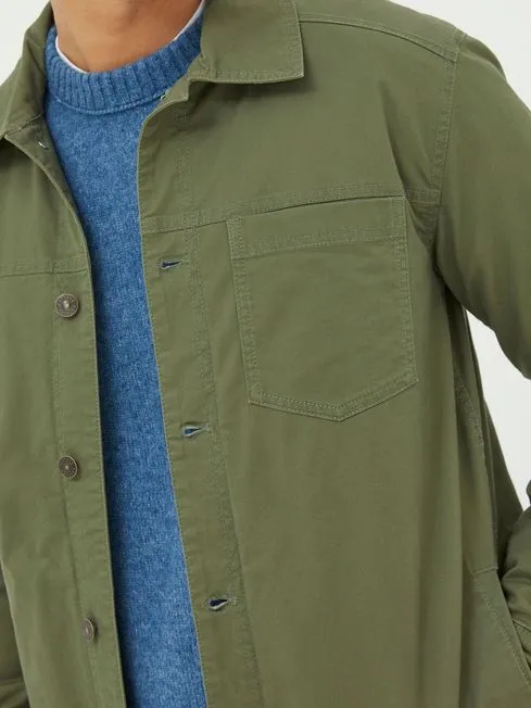 Men Fatface Coats and Jackets Green Rutland Jacket Men Fatface Coats and Jackets Green Rutland Jacket