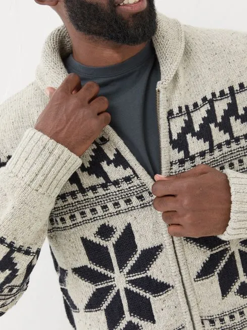 Men Fatface Knitwear Grey Shawl Cardigan Men Fatface Knitwear Grey Shawl Cardigan