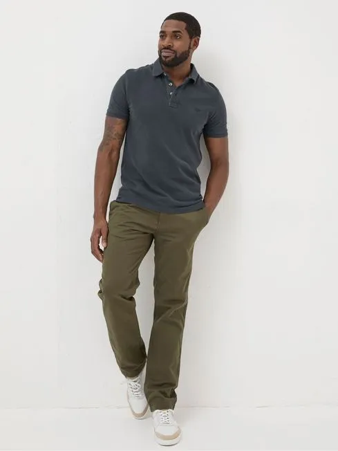 Men Fatface Pants Green Modern Coastal Chinos