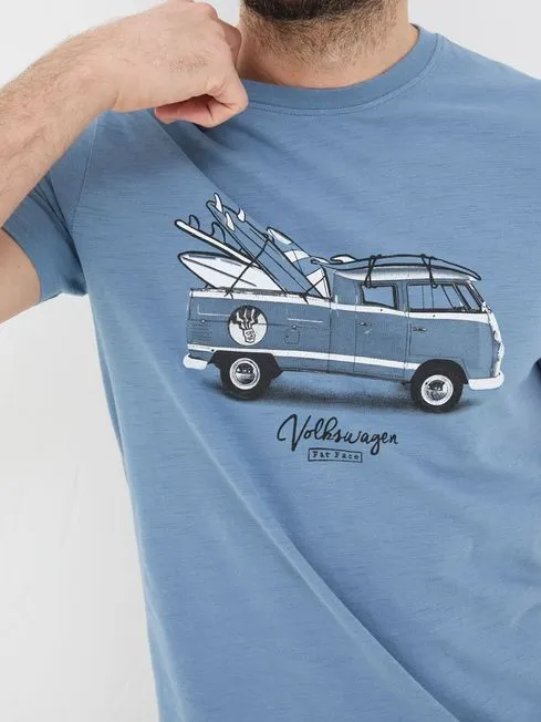 Men Fatface TShirts Blue VW Photo TShirt Men Fatface TShirts Blue VW Photo TShirt