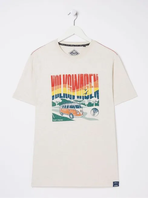 Men Fatface TShirts Cream VW Countryside TShirt Men Fatface TShirts Cream VW Countryside TShirt