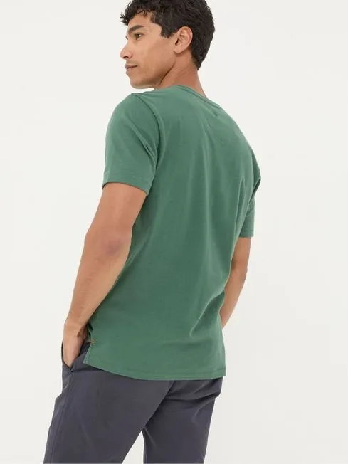 Men Fatface TShirts Green Cyclist TShirt