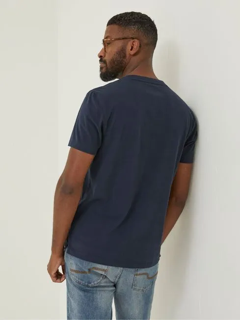 Men Fatface TShirts Lulworth Blue TShirt